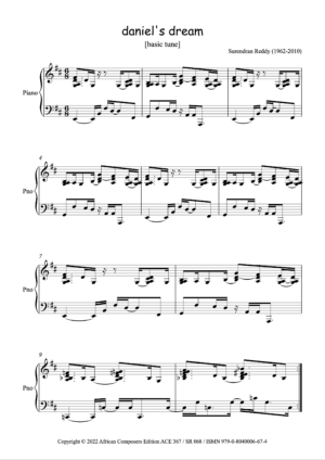 daniel's dream (from friends suite: a touch of clazz 1)