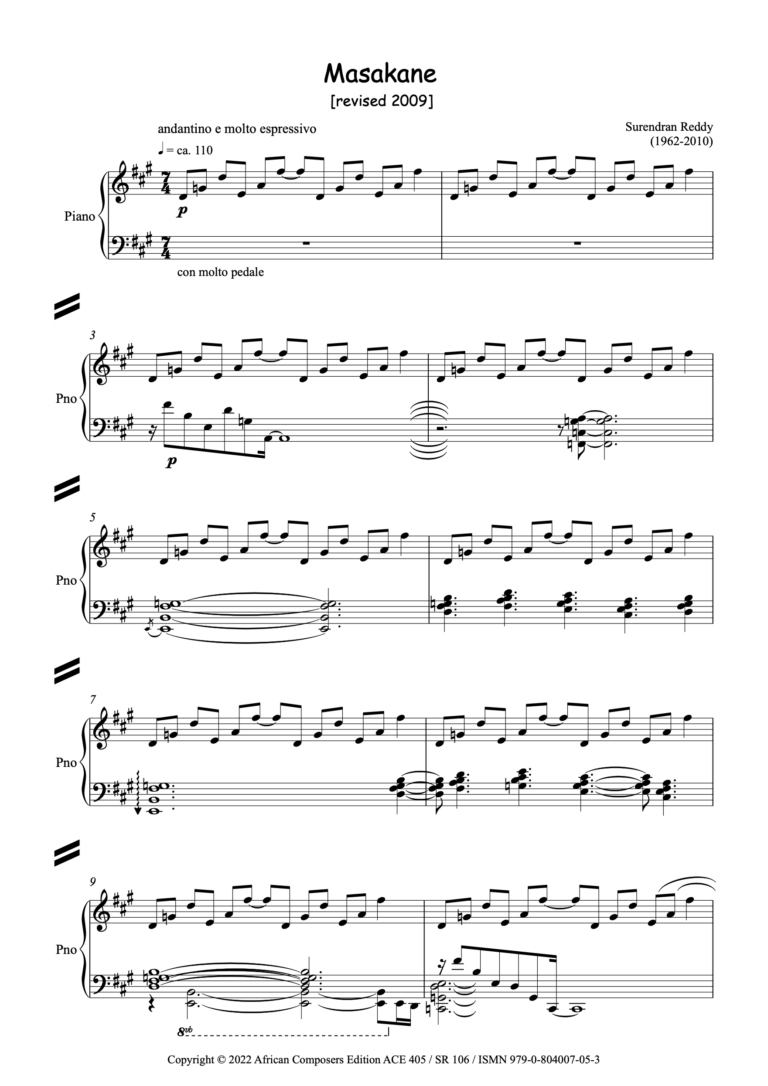 masakane (revsd. with new text)