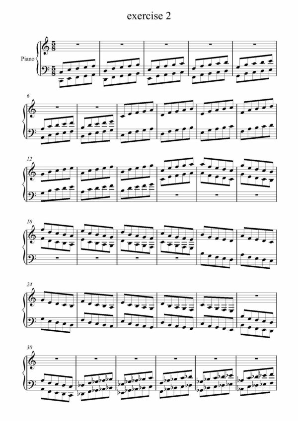 a little exercise book for felix sebastian otterbeck